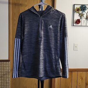 Adidas 1/4 Zip Long Sleeve Hoodie